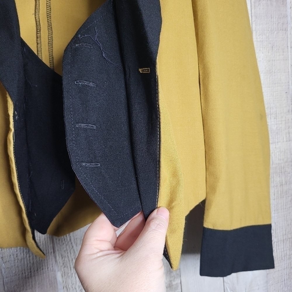 ❤️ Ella Skinner Club Jacket. Mustard Yellow. Vintage - Picture 3 of 9